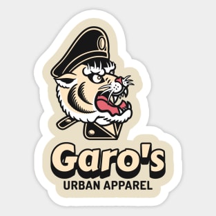 Garo,s Urban Apparel Sticker